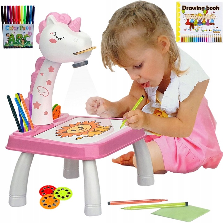 Projektor Rzutnik do Rysowania Stolik Tablica Mazaki