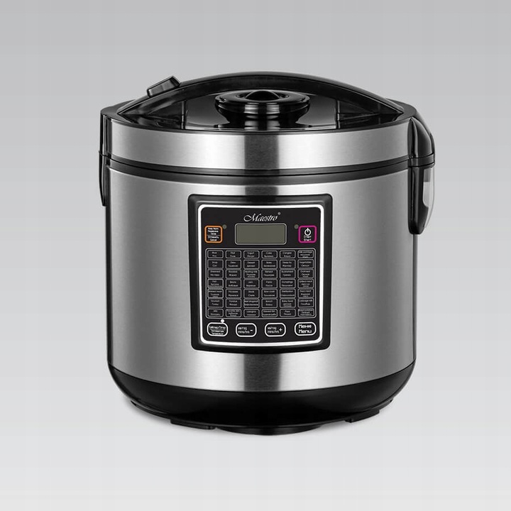 MULTICOOKER PAROWAR SZYBKOWAR ELEKTRYCZNY GARNEK 42 PROGRAMY 5L 900W TIMER
