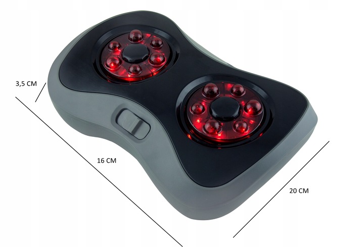 MASAŻER STÓP DO MASAŻU CIAŁA PODCZERWIEŃ SHIATSU
