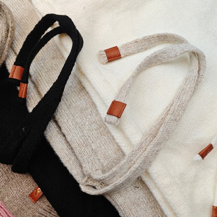 Kominiarka zimowa ciepła BALAKLAWA DAMSKA z wełną Merino - róż 55-60