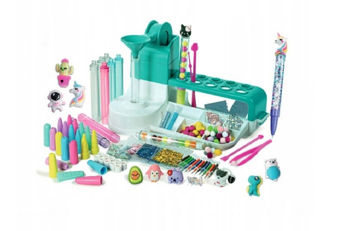 Clementoni Zestaw Kreatywny Idea Art Fabryka Brokatowych Długopisów