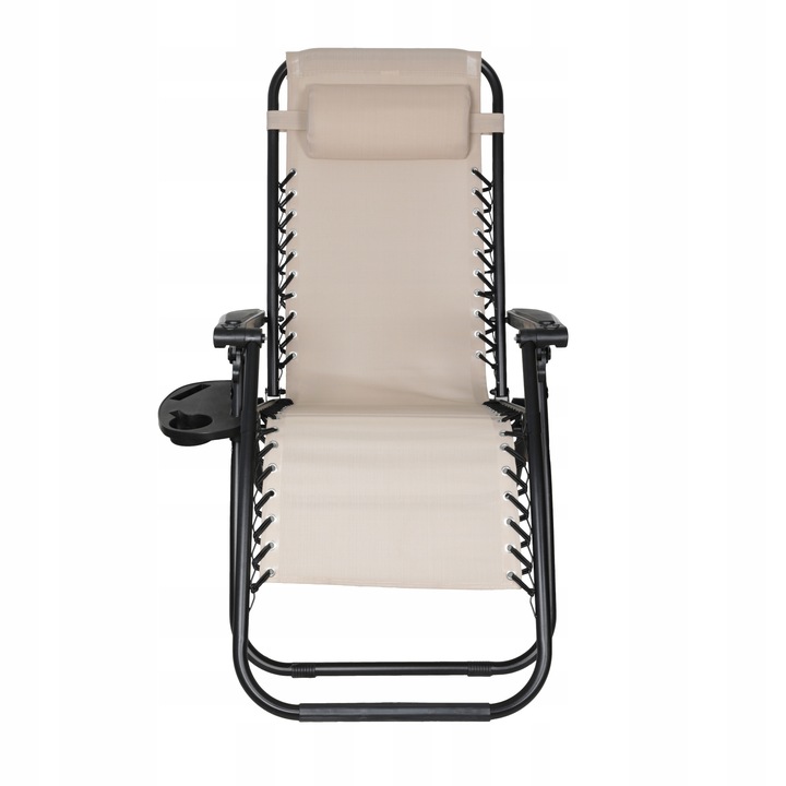 Leżak metal beże i brązy AbarQs