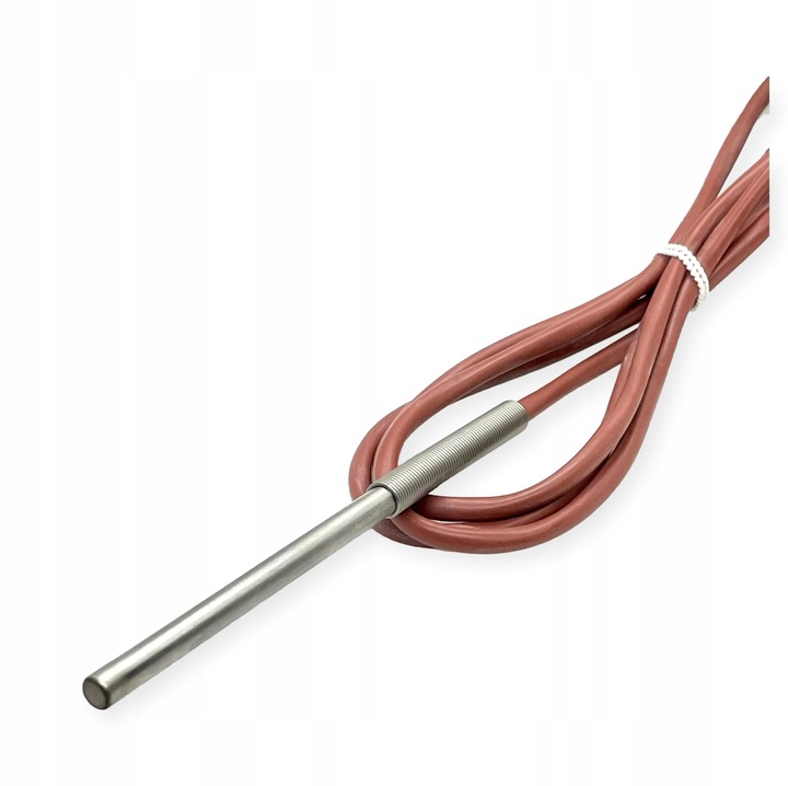 Czujnik sonda temperatury PT1000 uniwersalny 250*C fi6x100 przewód 1,5m