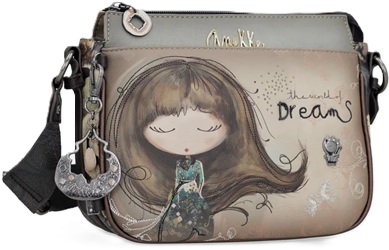 A151 torebka Anekke Real listonoszka na szerokim regulowanym pasku