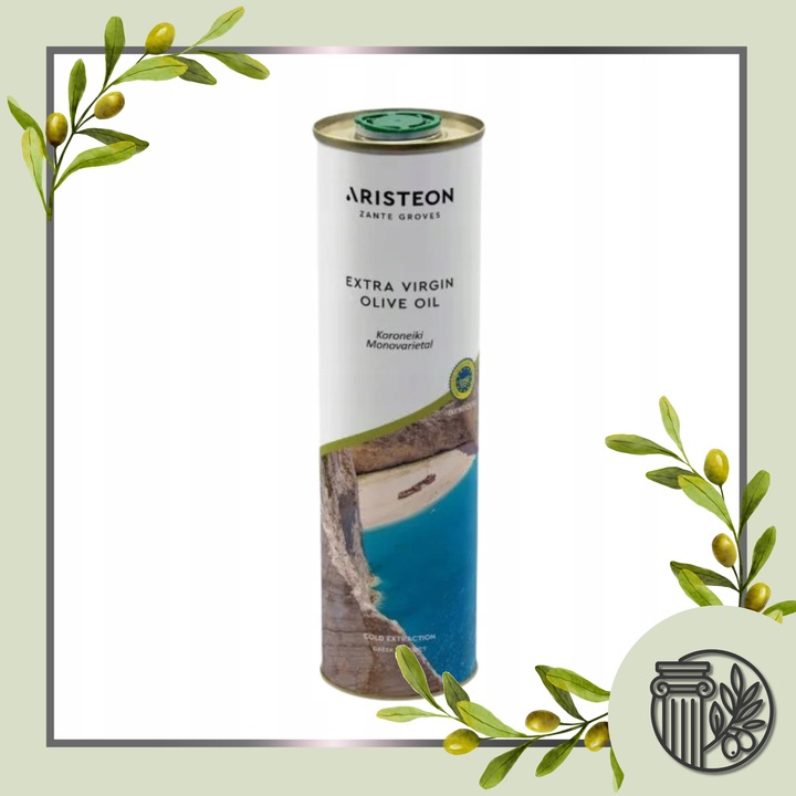Oliwa z oliwek GRECKA tłoczona na zimno EXTRA VIRGIN Aristeon 0,5 litra