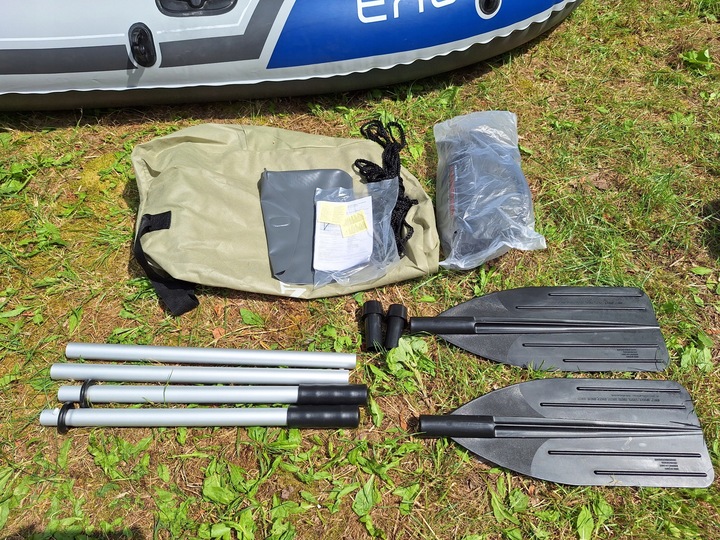 Intex 68324 Ponton Excursion 4 łódź zestaw 315 cm uszkodzony