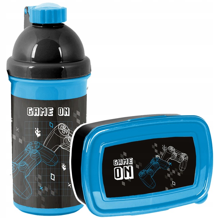 TORNISTER SZKOLNY ZESTAW 5-elem. dla chłopca GRACZA PADY GRY GAME PASO