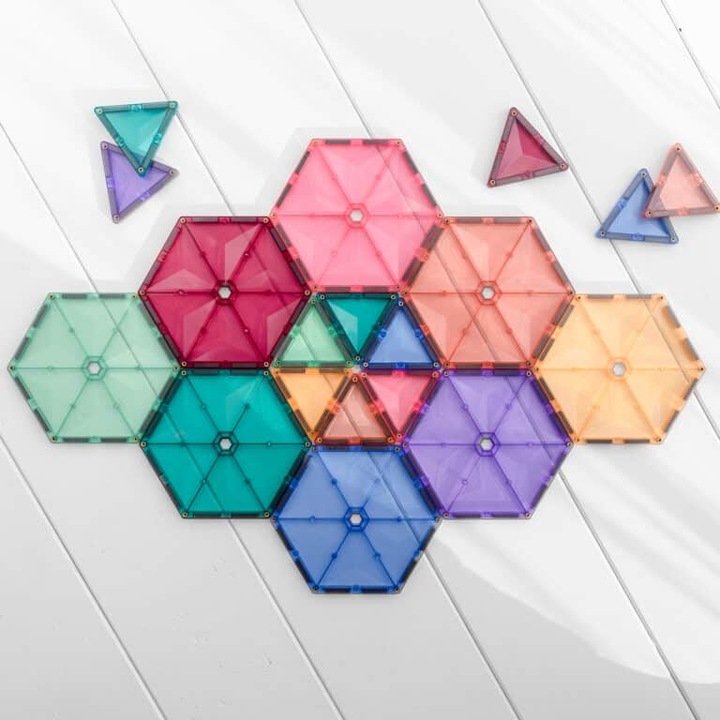 Klocki magnetyczne Connetix Pastel Geometry Pack 40 elementów