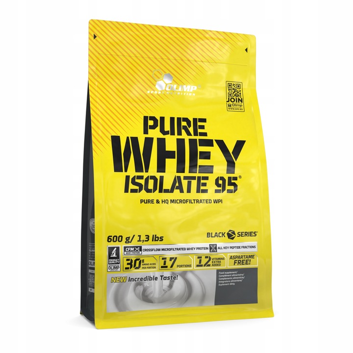OLIMP PURE WHEY ISOLATE 95 600g IZOLAT ODŻYWKA BIAŁKOWA WHEY PROTEIN WPI