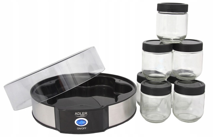 JOGURTOWNICA DOMOWY JOGURT 1,4L 7 SŁOICZKÓW 200ML