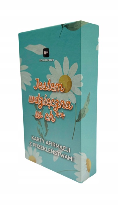 Karty afirmacji z przekleństwami dla dorosłych: Jestem wdzięczna w ch**.