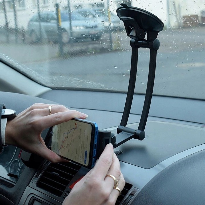 ALUMINIOWY UCHWYT SAMOCHODOWY TABLET 7 DO 11cali