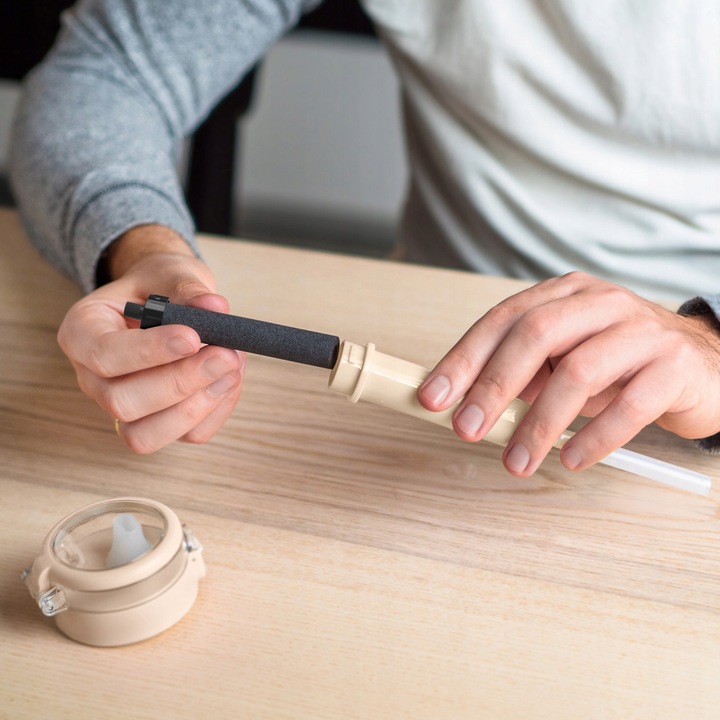 Butelka filtrująca Wessper ActiveMax Clarti 0,68l beżowa + 1x Filtr