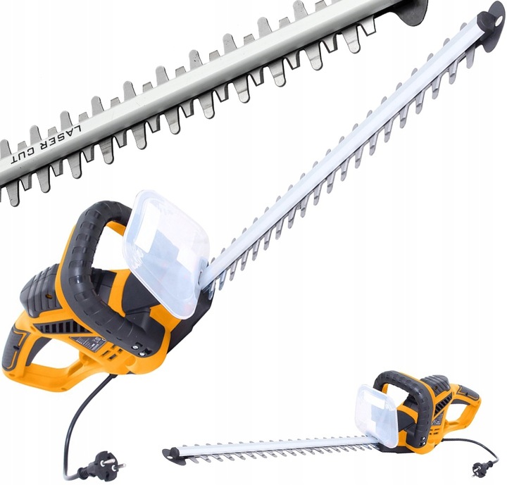 NOŻYCE ELEKTRYCZNE DIAMENT DO ŻYWOPŁOTU KRZEWÓW GAŁĘZI 50cm LASER CUT