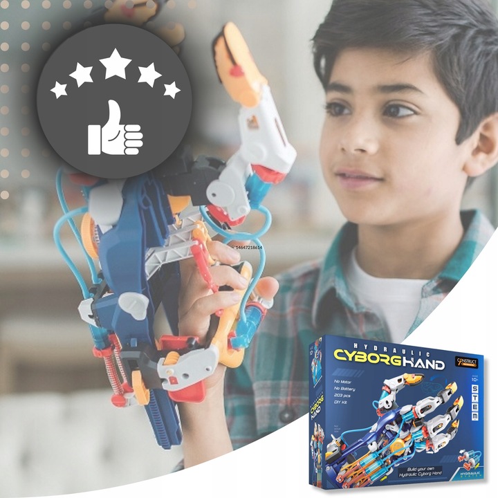Zabawki Dla Dzieci Interaktywne Edukacyjne Robot Hydrauliczna Ręka Cyborga