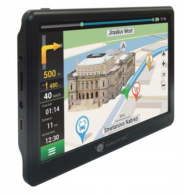 NAWIGACJA SAMOCHODOWA GPS Navitel E700 7" MAPA EUROPA 47 KRAJÓW 7 CALI