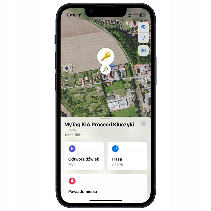 MyTag AirTag Lokalizator Przedmiotów Apple Find My Bluetooth Granatowy