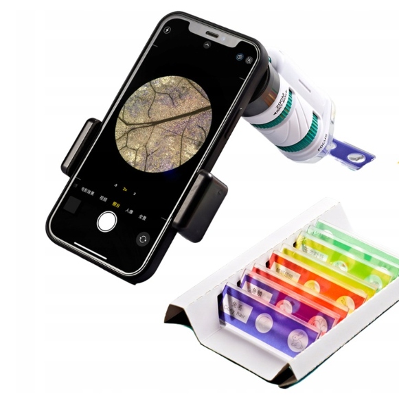 Mikroskop 60-180 DIGITAL Pro LED Zestaw Cyfrowy Edu Prezent dziecka Szkoła