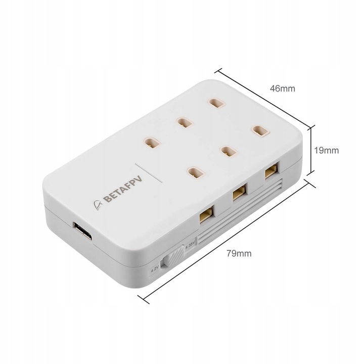 Ładowarka BetaFPV 6 portów 30 W/1 A 1 S Typ C