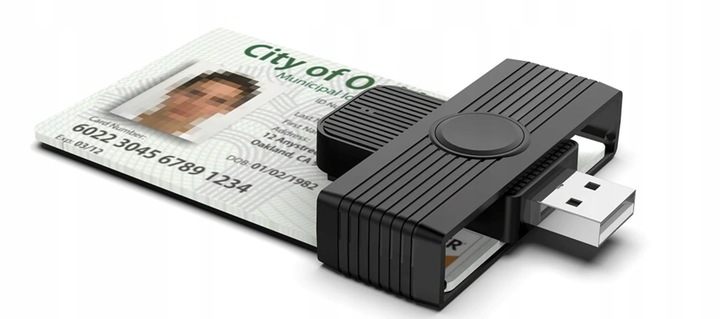 Czytnik Kart Kierowców|USB-A + USB-C + Micro USB