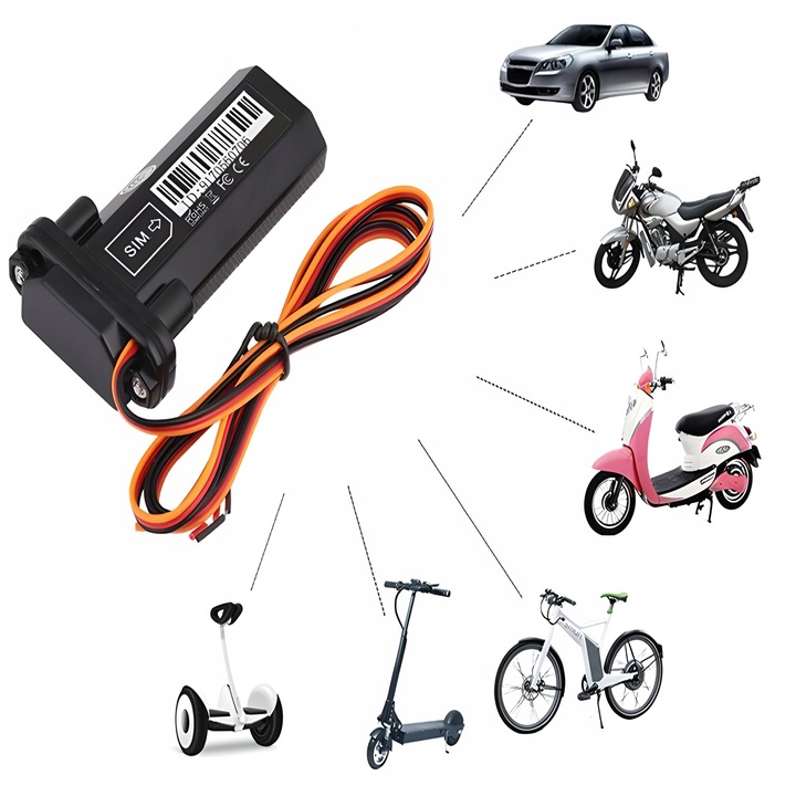 LOKALIZATOR GPS DO SAMOCHODU POJAZDU MOTOCYKLA MONITORING SIM TRACKER