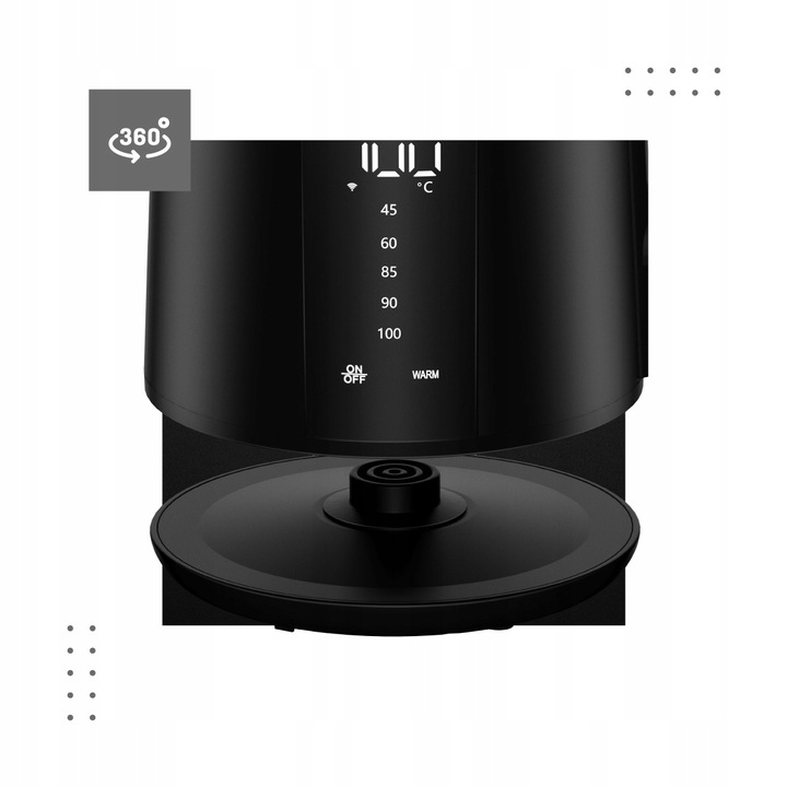 Czajnik Elektryczny Smart TUYA VERTENZ 1,7L LED WARM Cool Touch 2000W