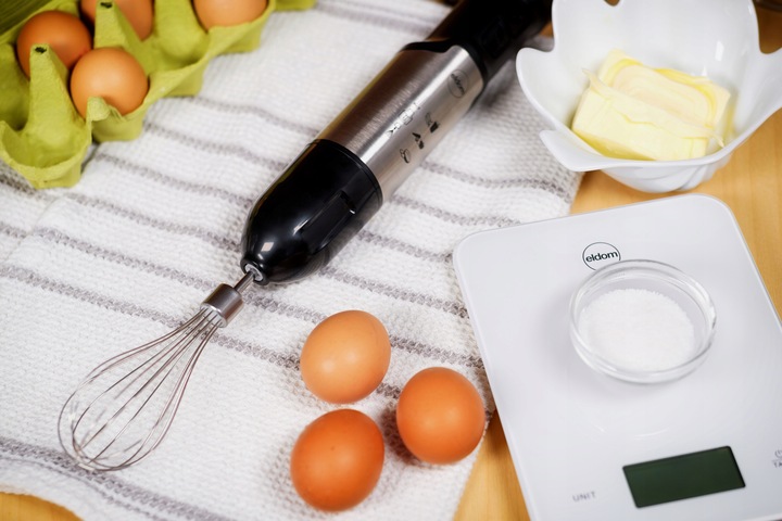 BLENDER RĘCZNY MIKSER WIELOFUNKCYJNY ELDOM BL220 TURBO 1200W +AKCESORIA