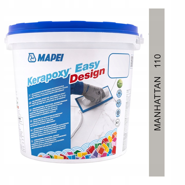 Fuga epoksydowa MAPEI KERAPOXY EASY DESIGN 3kg - kolor 110 manhattan