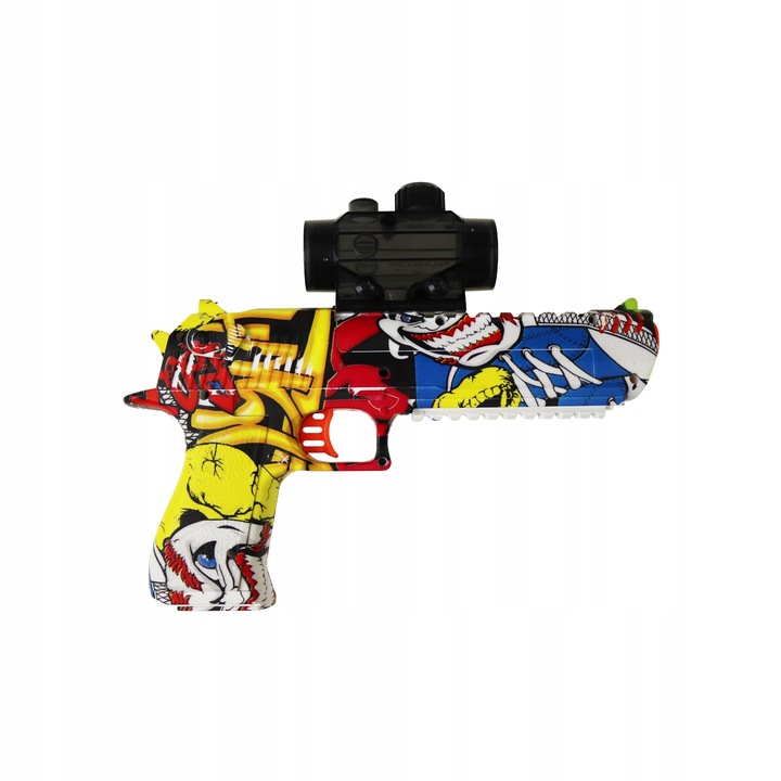 Pistolet na kulki żelowe broń KARABIN automat laser zestaw DESERT EAGLE CS