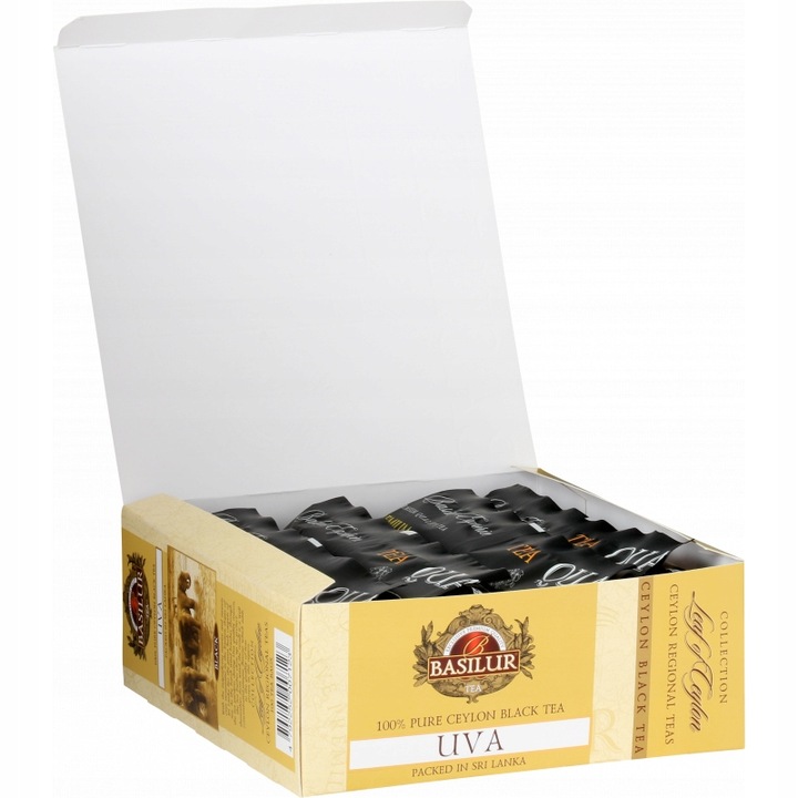 Basilur UVA herbata ekspresowa CZARNA bez dodatków CEYLON - 100 x 2 g