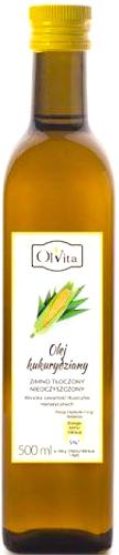 OlVita Olej kukurydziany zimno tłoczony 500ml