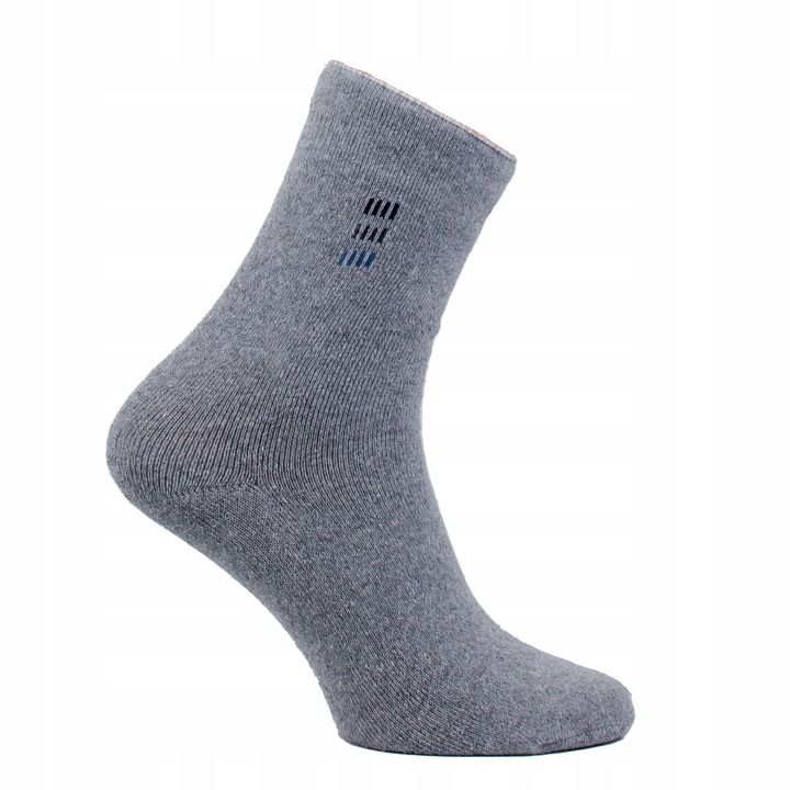 6x Grube skarpety THERMO Bawełniane BEZUCISKOWE