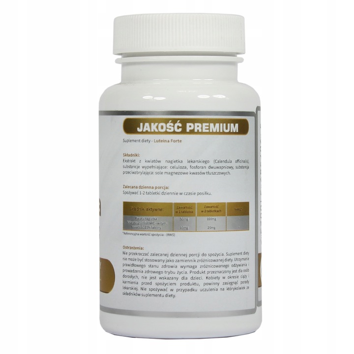 Luteina Forte 240 tabletek Ekstrakt 50 mg OCZY WZROK - 2 opakowania