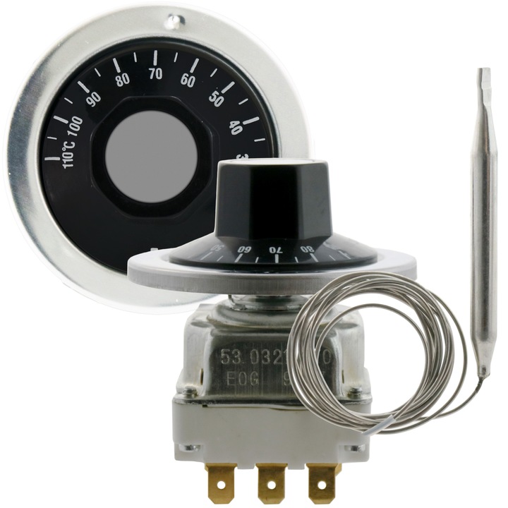 Termostat regulator temperatury trójfazowy 30-110C