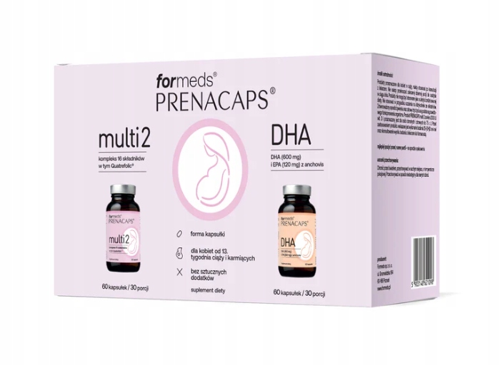 Suplement diety ForMeds Prenacaps Multi 2 + DHA kapsułki 120 szt. CIĄŻA