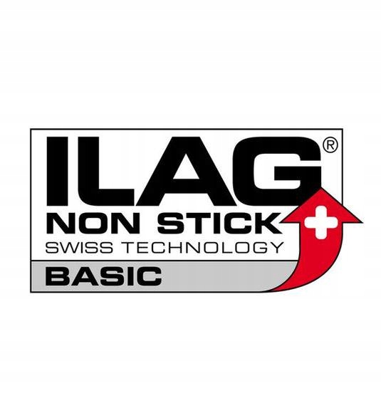 PATELNIA DO NALEŚNIKÓW AMBITION GRAPHITE 25CM INDUKCJA POWŁOKA ILAG BASIC