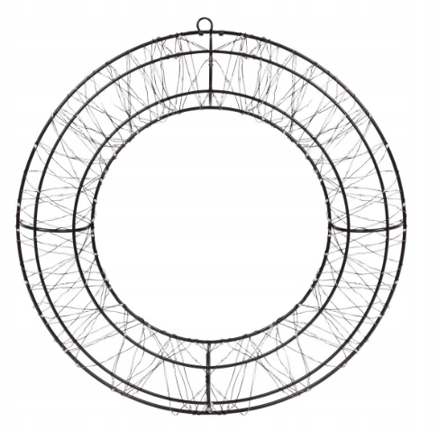 Lampka wieniec na baterie na drzwi okno stroik