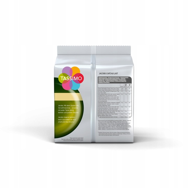 Kapsułki Tassimo Jacobs Cafe Au Lait 6x 16 szt. zestaw 5+1 GRATIS! [96 kaw]