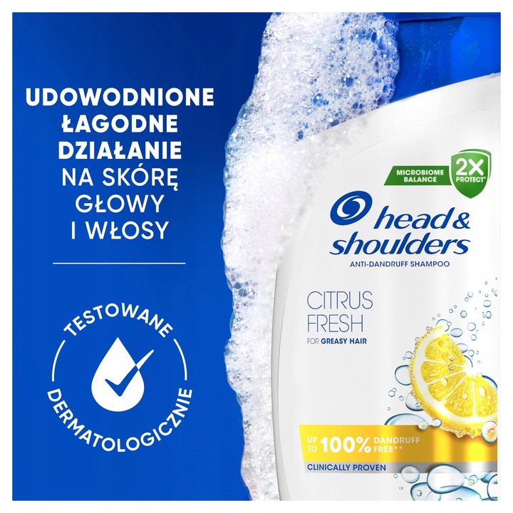 Head & Shoulders Citrus Fresh Przeciwłupieżowy szampon do włosów 800ml