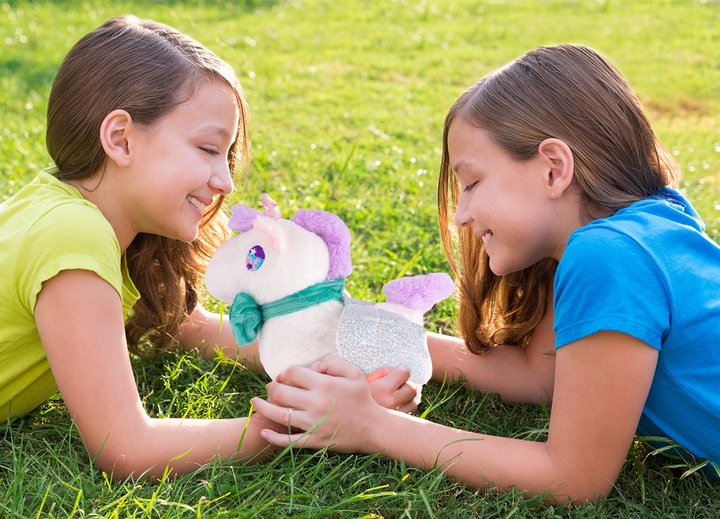 JEDNOROŻEC INTERAKTYWNY MASKOTKA KONIK CHODZI NA SMYCZY NA BATERIĘ