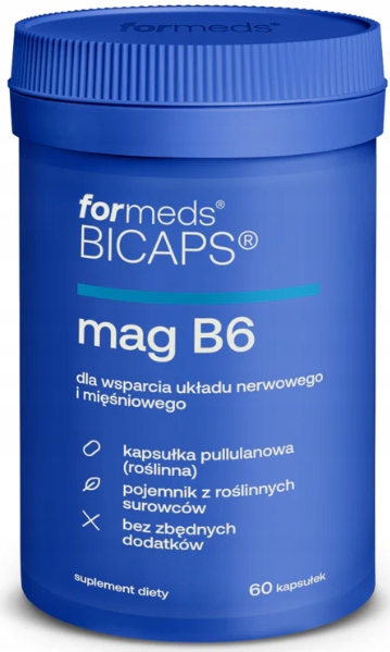 Bicaps MAG B6 60 cytrynian magnezu FORMEDS