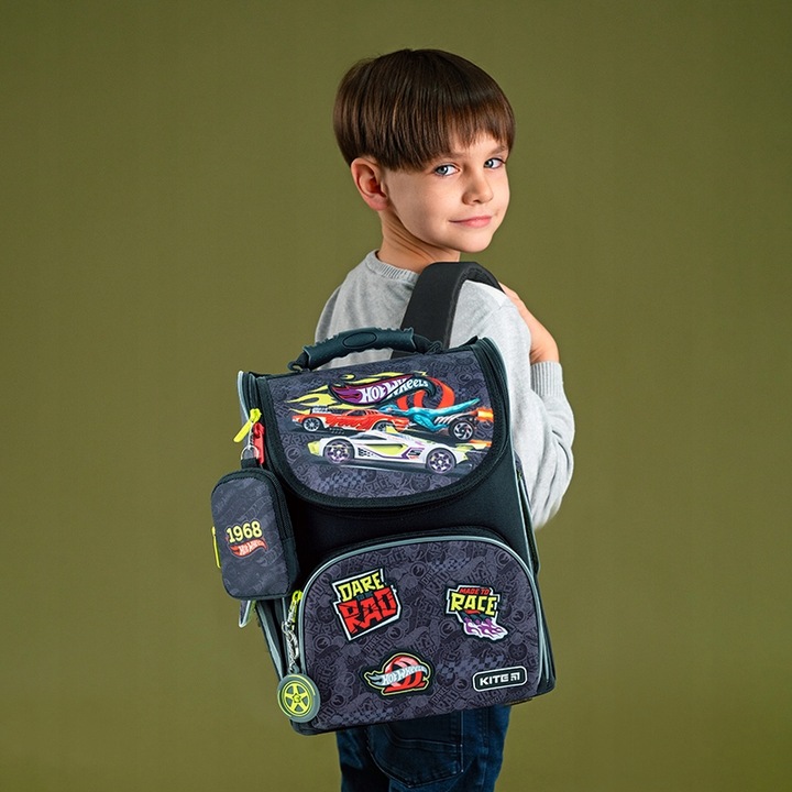 PLECAK SZKOLNY TORNISTER DLA CHŁOPCA HOT WHEELS KITE