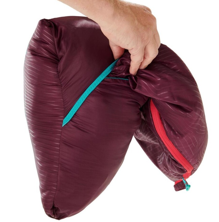 Śpiwór turystyczny dla dzieci Quechua MH 100 10°C