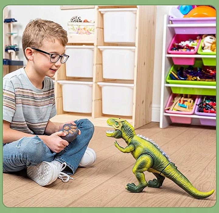 MEGA OGROMNY INTERAKTYWNY DINOZAUR T-REX ZDALNIE STEROWANY CHODZI RYCZY XXL