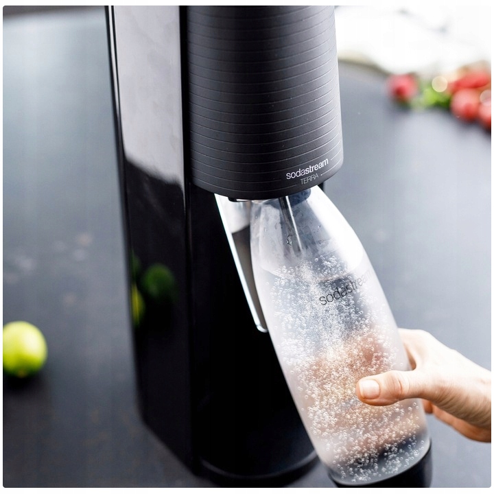 Saturator do wody Soda Stream TERRA Czarny + 2 butelki