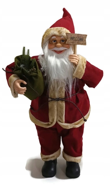 FIGURKA ŚWIĄTECZNA ŚWIĘTY MIKOŁAJ XXL 60 CM OZDOBA DEKORACJA