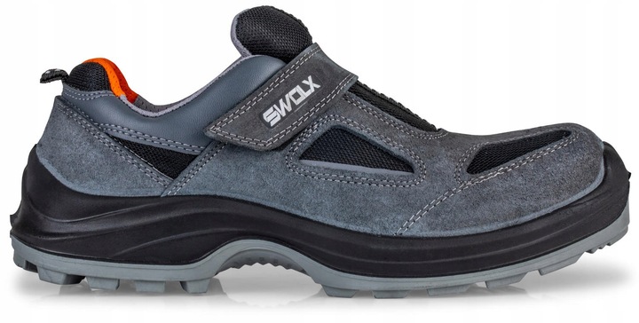 BUTY ROBOCZE PÓŁBUTY LEKKIE PODNOSKIEM BLACHĄ BHP Swolx X12 R. 43+ WKŁADKA