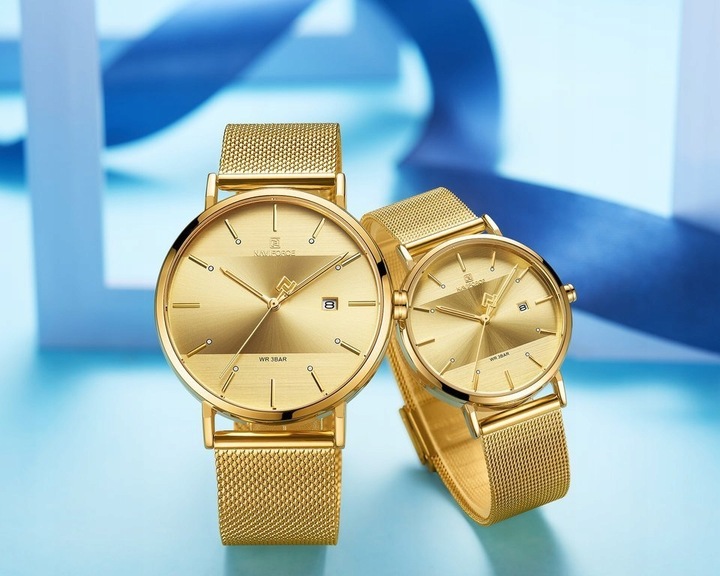 KOMPLET PREZENTOWY 2 ZEGARKI NAVIFORCE - zn113c NA PREZENT DLA PAR