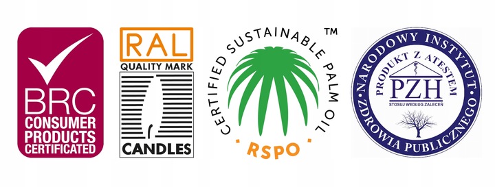 Wkłady do zniczy parafinowe BISPOL P110 42h 30szt