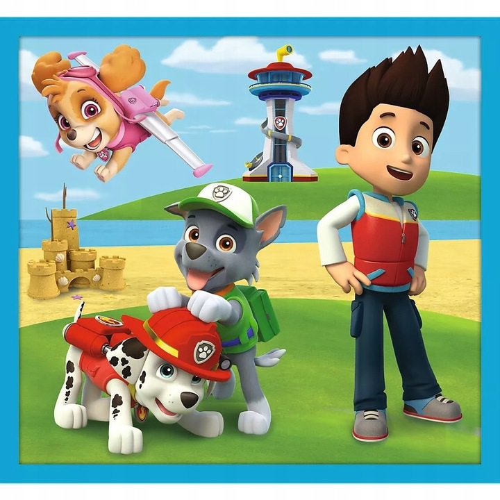 Puzzle psi patrol 10 układanek 329 szt. wzór 2023r puzzle 10w1 NAJNOWSZE